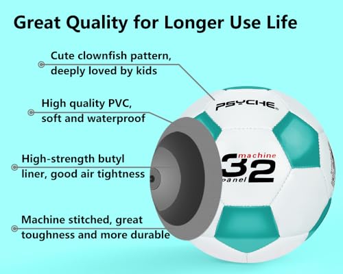 Wisdom Leaves Mini Soccer Ball for Kids/Toddlers,Small Soccer Balls Size 1.5,Baby Toy Balls for Indoor and Outdoor Play Games,Soft and Lightweight（160g） - Thumbnail 5