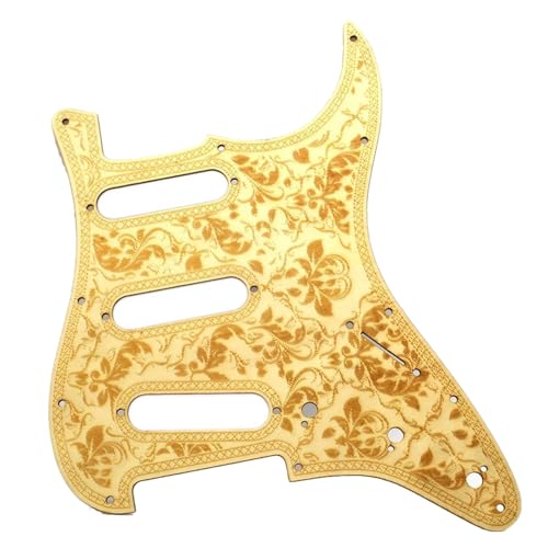 エレキギターピックガードセット エレキギター ピックガード SSH/HH/HSH ギター スクラッチ プレート ピックガード プレート ST FD エレキギター用(SSS A)