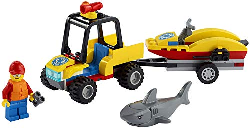 60286 LEGO® City Off-Road de Resgate na Praia; Kit de Construção (79 peças)