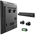 No Stud TV Wall Mount, Studless Drywall TV Mount for 22-55 inch TVs, Low Profile Tv Hanger Max Load 100 lb, No Drill, No Anchors, Easy Install with All Hardware Included