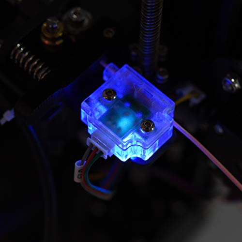 Image of BIQU Filament Break Detection Sensor Module 3D Printer Accessories with 1M Cable for 1.75mm Filament Extruder Material Run-Out Detector for 3D Printer (Transparent)