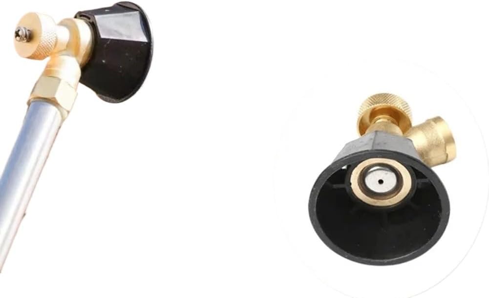 1PCS Brass/Alloy Nozzle Agricultural Atomization Adjustable Nozzle Black Whirlwind Agricultural Sprinkler Head Garden Tool(Brass)