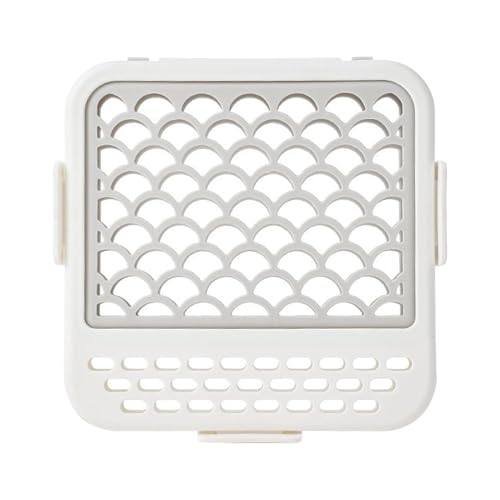 Cesta de lavavajillas para artículos de bebé, organizador de utensilios multiusos, contenedor de secado seguro, estante de cocina para cubiertos, chupetes, tazas, botellas, 7.1 x 7.1 x 0.9 pulgadas