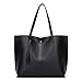 Produktbild Damen Tote Shopper Schultertasche Handtasche, Frauen-Art und Weise elegante strukturierter PU-Leder-Troddel-Handtaschen Großer klassischer Tote Schultertasche Top Handle Satchel Tagesgeld Shopper Umhä