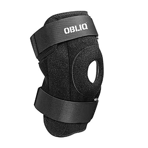 Image of obliq Hinged Knee Braces for Men /Women with Lateral Support Dual Stabilizers - Fits Upto 20 Inches