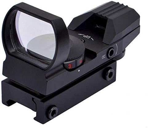 Fyland Tactical Red Dot Sight 4 Reticles Green and Red Reflex Sight for Rifle Gun with Weaver Picatinny Rail Mount