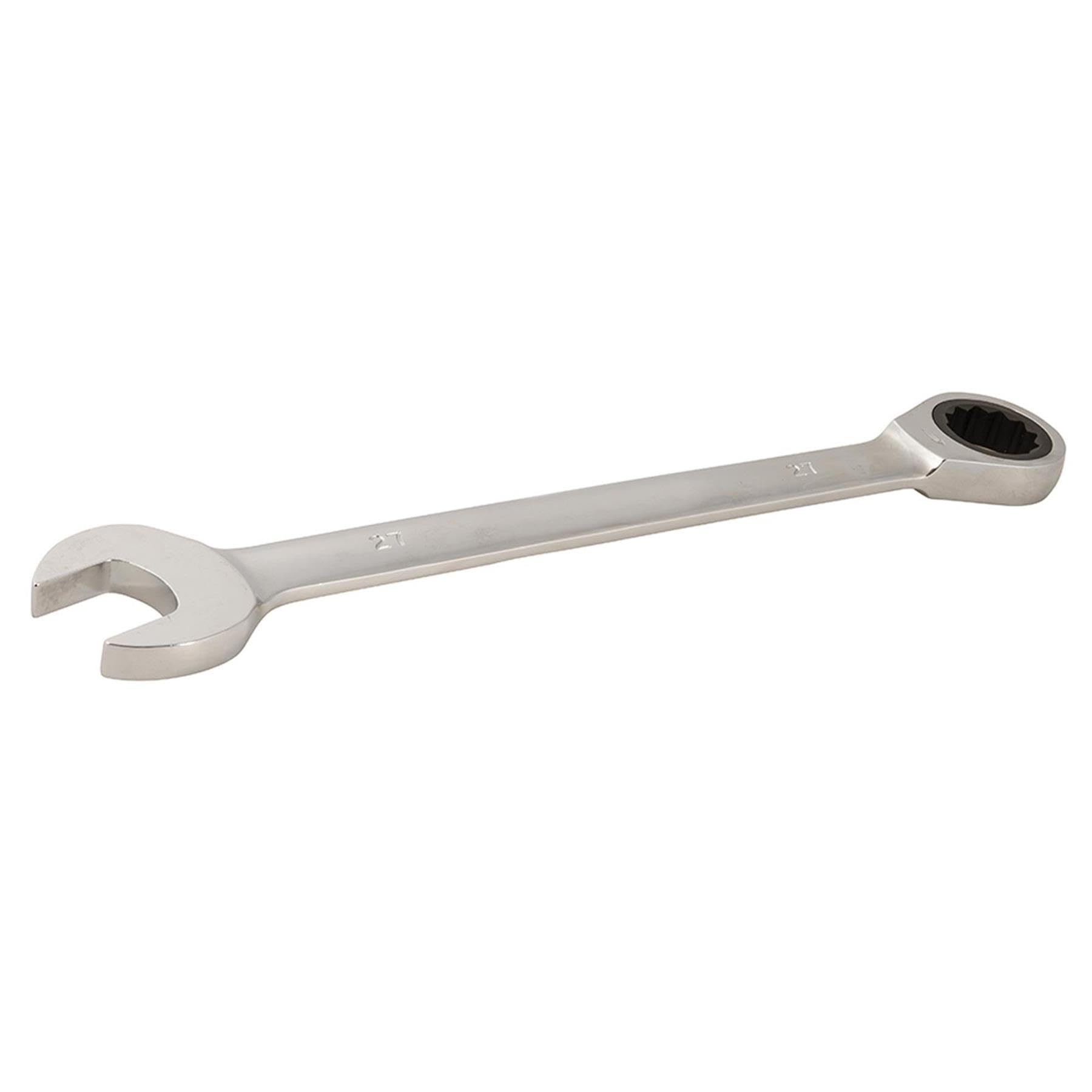 Dapetz® Fixed Head Ratchet Spanner 27mm Professional Chrome Vanadium Steel Forged Combination Wrench Combination Spanner