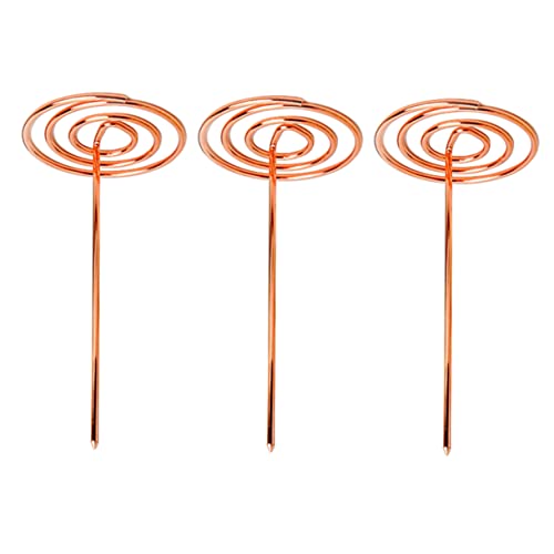 Operitacx Porte-Facture Métallique pour Menu Lot de 3 Anticorrosion Accessoire de Bureau et Restaurant Pratique pour Notes et Reçus