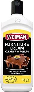 Weiman Wood Cleaner and Polish 8 fl. oz. - Use On Furniture, Wood
