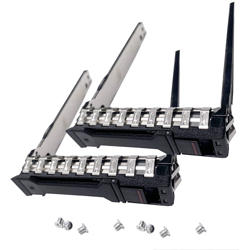 BestParts 2-Pack 2.5" SAS SATA Hard Drive Tray Replacement for HPE ProLiant DL20 G10 Plus/ DL325 Gen10 Plus V2/ DL360 G10 Plus/ DL380 DL385 G10 Plus V2/ DL320 DL325 DL345 DL360 DL380 ML350 G11