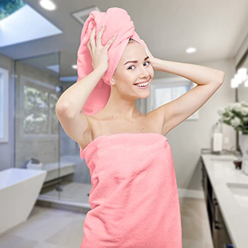 Pgt Brands 6 Pack Bath Towels, 100% Cotton, 550 Gsm, 28 X 54 Inch, Absorbent & Plush (Multi Color, 6) #TOP4