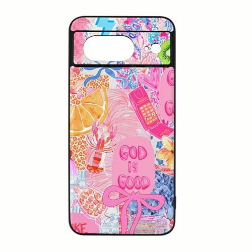 qizjio Preppy Christian Phone Case Shockproof Protective Collage Jesus Phone Case for Google Pixel 8