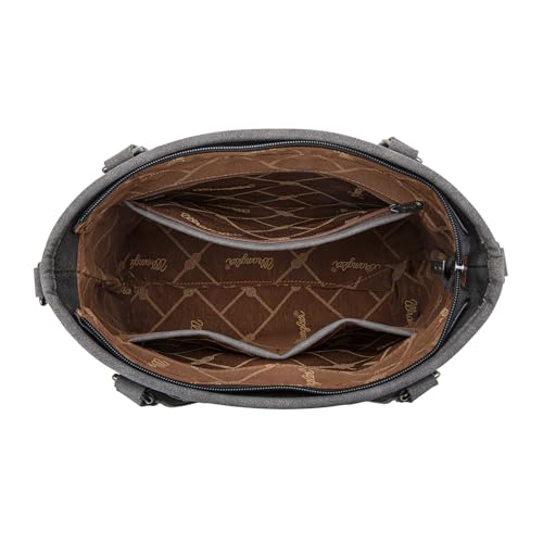 Image of Montana West X Wrangler Tote Bag for Women Western Purses with Detachable Strap Medium Satchel Handbags | with Crossbody Strap