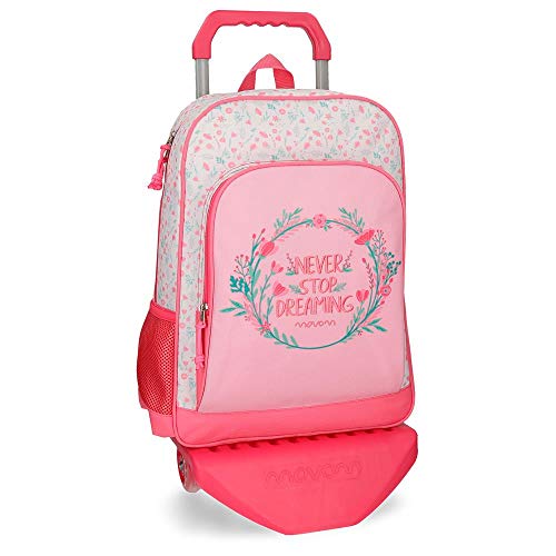 Movom Never Stop: Mochila con carro  42 cm  Rosa
