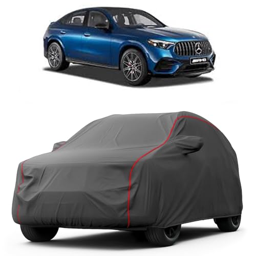 Image of Heavy-Duty Car Cover for Compatible with Mercedes Benz GLE 250D (2015 to 2025 All Models) Deluxe Car Protection Cover - Waterproof & UV-Resistant All-Season Exterior Protection