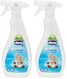 Chicco Sensitive Smacchiatore senza Profumo con Ossigeno Attivo, Rimuove Macchie, anche per Tessuti Colorati, 0+ Mesi, 500 ml (Confezione da 2)