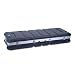Crossrock 61 Key Keyboard Case Hard Molded with Wheels, Black (CRA861YKBK)