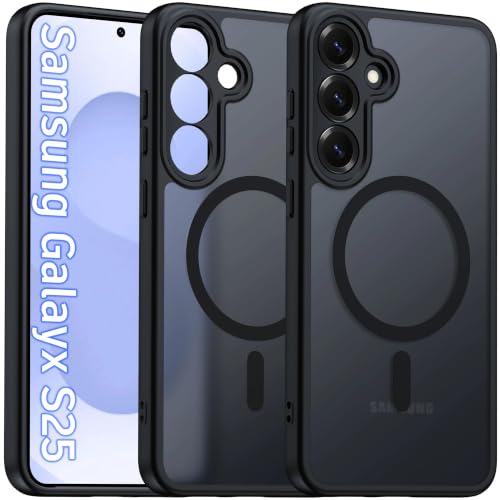 Oterkin Magnetic for Samsung Galaxy S25 Case, Full Camera Protection