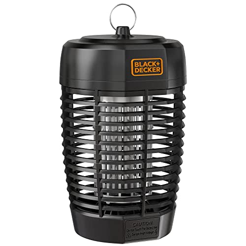 Black + Decker Bug Zapper- Mosquito Repellent Outdoor & Fly Traps For Indoors- Mosquito Zapper & Fly Killer- Gnat & Moth Traps For Home, Deck, Garden, Patio & More #TOP3