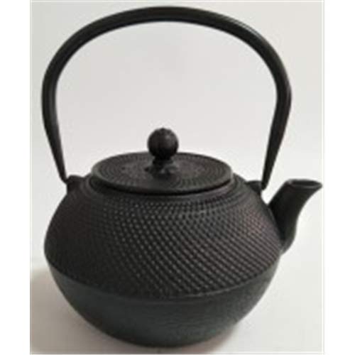 Oroley - Tetera De Hierro Fundido Tow | Para Té E Infusiones | Estilo Tradicional, Original Y Antigua | Color Gris | Grande | 1200Ml