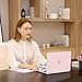 MOSISO Compatible with MacBook Air 13 inch Case M5 2026 M4 2025 M3 M2 2024-2022 A3449 A3240 A3113 A2681, Hard Shell&Keyboard Cover&Screen Film&Type C for MacBook Air 13.6 inch Case, Baby Pink