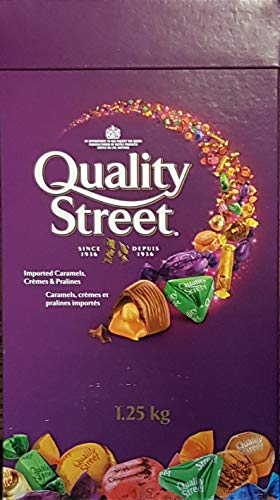 Nestle Quality Street, Large Gift Box, Assorted Chocolates and Toffees, Imported from United Kingdom, 2.75 lbs.