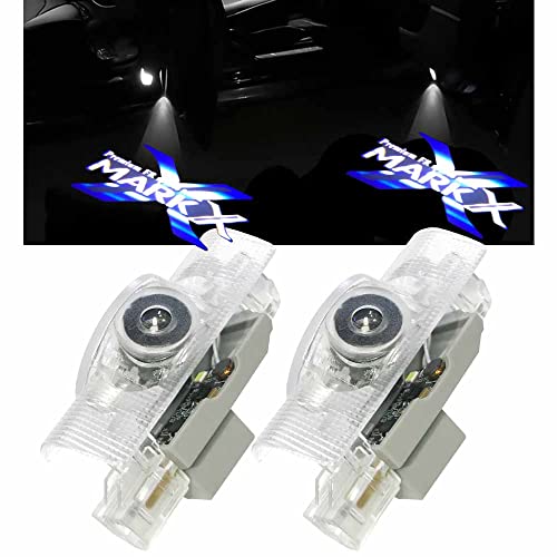 Minile マークx用カーテシランプ ロゴ ドアウェルカムライト カーテシライト LEDロゴ投影 120系130系トヨタ マークx カーテシ 車用ド