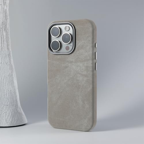 Coque en alliage rigide iPhone 14 Pro Max magnétique gris