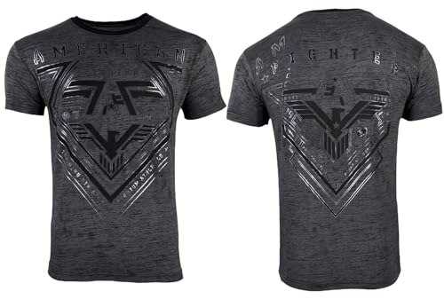 American Fighter Men's T-Shirt Perkins Crew Neck Black XS-4XL2