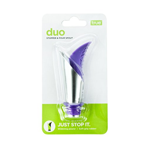 True 3030 Duo Bottle Stopper And Pour Spout, 3.75", Multicolor #TOP5