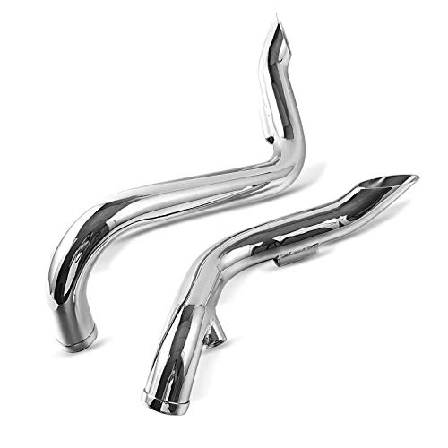 Tubo de Escape para Harley Softail Fat Bob 114 18-21 Drag Pipe Silenciador Cromo