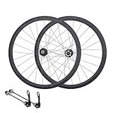 Aerodynamisch: Hochprofilfelge für aerodynamische Effizienz Die Felgenhöhe von 38 mm verbessert die aerodynamische Leistung und macht den Radsatz durch Reduzierung des Luftwiderstands ideal für Schotter- und Straßenradfahren.