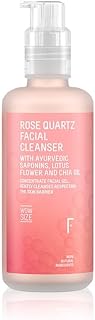 Freshly Cosmetics Cleansing Gel Viso Rose Quartz with Ialuronic Acid | 99.9% natural formula with Aloe Vera and Olio di Chia for a delicate determination and a ihydrated pelle