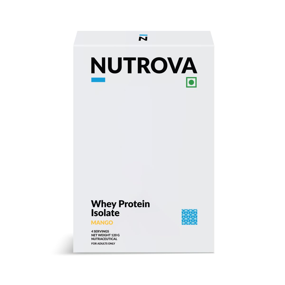 Nutrova Whey Protein Isolate Mango 120g (4 Sachets - Travel Pack) with 24g Protein Every 30g Sachet | Easy to Digest Health Supplement for Men & Women with no Added Sugars | 5.5g BCAAs, Sweetened with Stevia.-image-23