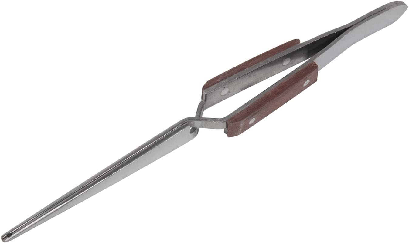 6-1/2 Fiber Grip Tweezers for Wire Holding Soldering Jewelry Making Tool