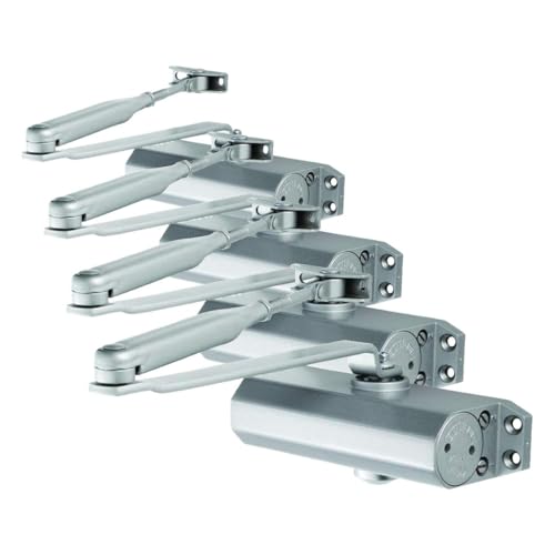 Image of Carlisle Brass CDG003 Overhead Door Closer (Fixed Size 3), Silver (Pack of 4)