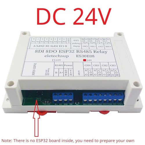 Relais ESP32 24V 8CH Modbus RS485 carte d'extension programmable pour automatisme - 3
