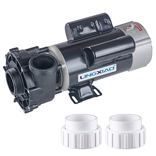 Image of SPA Pump, 3HP Hot Tub Pump - 2 Speed LX SPA Motor 230V / 60HZ, 2 inch Port, 48 Frame(Y) - (Model: 48WUA2002C-II)