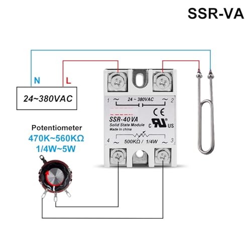 SSR 25VA relé de estado sólido ideal para optimizar el control de temperatura en hornos y cargas 2
