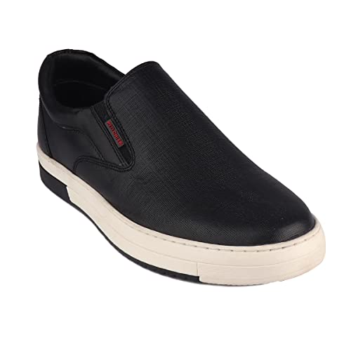 Image of Red Chief Slip On Non-Lace Up | Men's Formal Shoes for Office | Black | PU Sole | RC3846