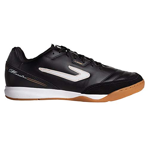 Chuteira Topper Maestro TD III Futsal, Masculino, Preto/Branco, 42
