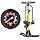Bike Pump with Pressure Gauge- 160 PSI Bicycle Floor Pump fits Presta & Schrader Valve - Bike Pump with Air Ball Pump Inflator