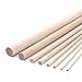 Zerodis Palitos de Madera 10pcs 30cm Long DIY Craft Sticks de Madera...