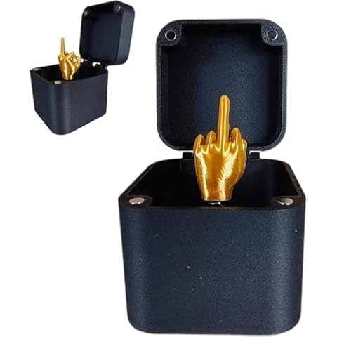 lacfinsien Middle Finger in a Box, 2024 Surprise Gift Box, Pop Up Hand Prank for Adults (7 PCS) Cover