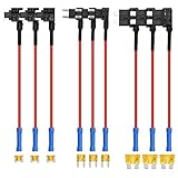 PAKET ENTHALTEN: 3pcs Low-Profile-Sicherungsadapter, 3pcs Low-Profile-Blade-Sicherungen; 3pcs Mini-Sicherungsadapter, 3pcs Mini-Blade-Sicherungen; 3pcs Standard-Sicherungsadapter, 3pcs Standard-Blade-Sicherungen, Multi-Menge, um Ihre unterschiedlichen Bedürfnisse zu erfüllen.