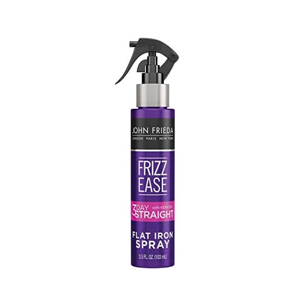 John-Frieda-Frizz-Ease-Keratin-Infused-Flat-Iron-Hair-Spray-3-Day-Straightening-Spray-Anti-Frizz-Heat-Protectant-for-Curly-Hair-35-Ounce John Frieda Frizz Ease Keratin Infused Flat Iron Hair Spray, 3 Day Straightening Spray, Anti Frizz Heat Protectant for Curly Hair, 3.5 Ounce