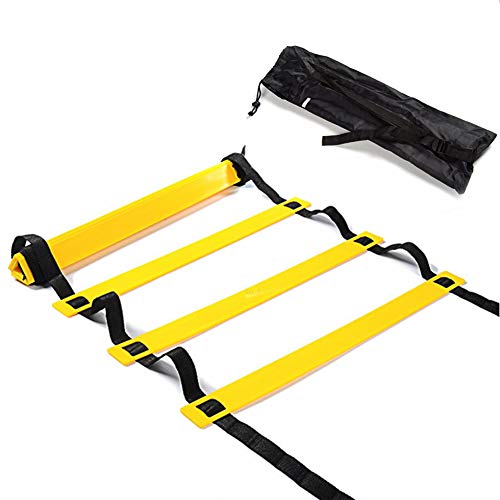 Agility Ladder Adjustable Agility Ladder Speed Training Equipment 12 Rung with Carrying Bag