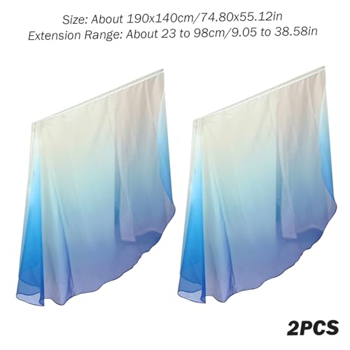 Drapeau de danse louange pour célébration et culte en église 2pcs