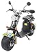 PEQUENENES Patinete Scooter EFLUX Harley 1500 W 60 V 20AH BATERIA Ion Litio (Amarillo)