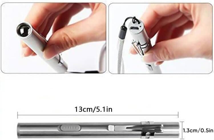 5 Pack Pen Light Flashlight with USB Cable 400 lumens Rechargeable Small Bright Penlight Mini LED Pen Flashlight Pocket Flashlight for Camping Outdoor Work Repair
